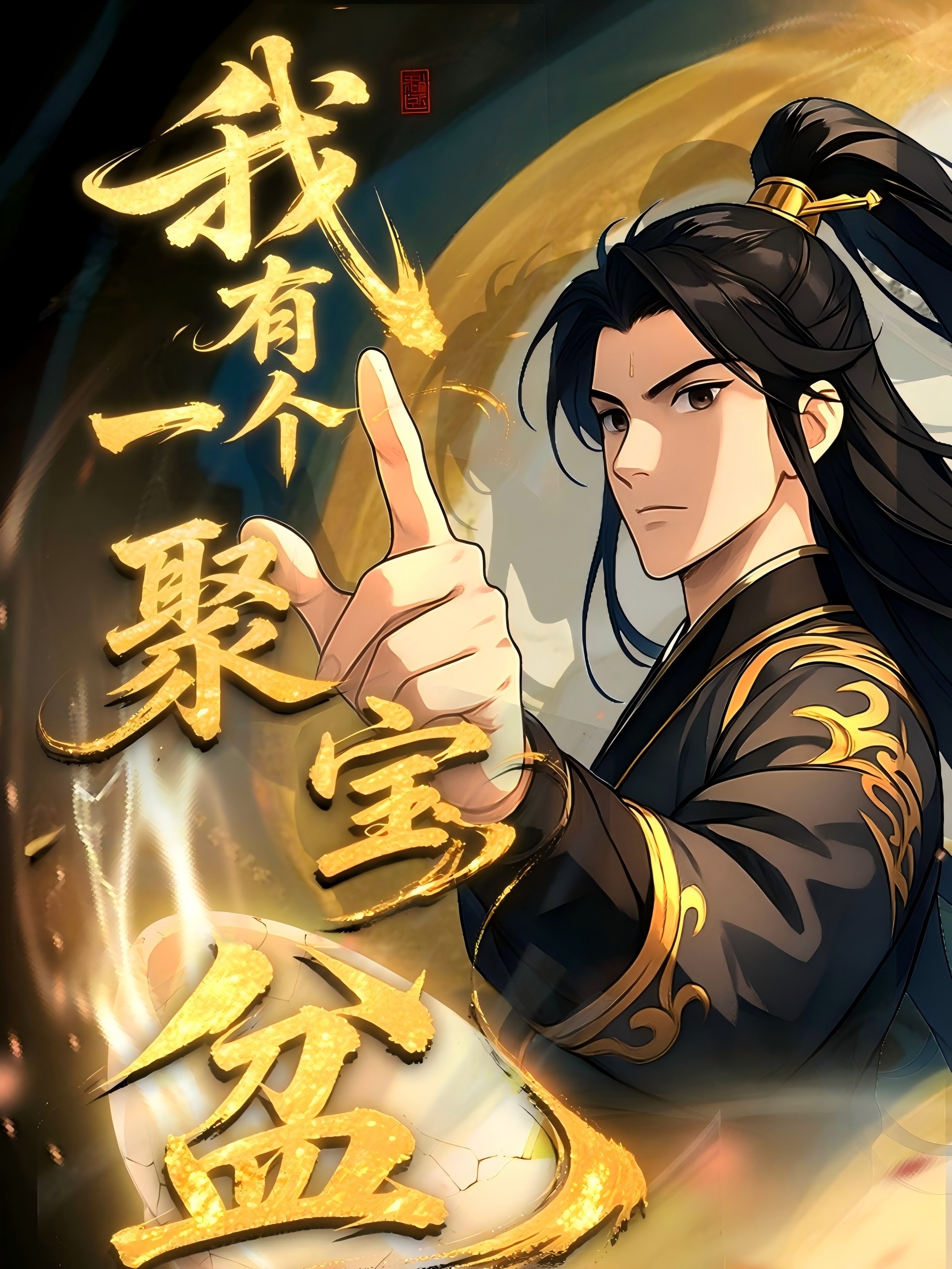 我有一个聚宝盆动态漫画